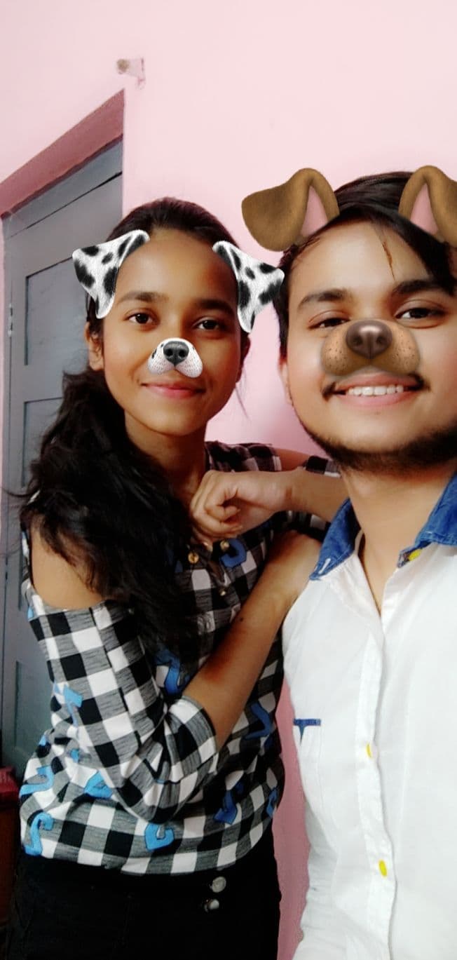 A memory of Ayush and Anushka