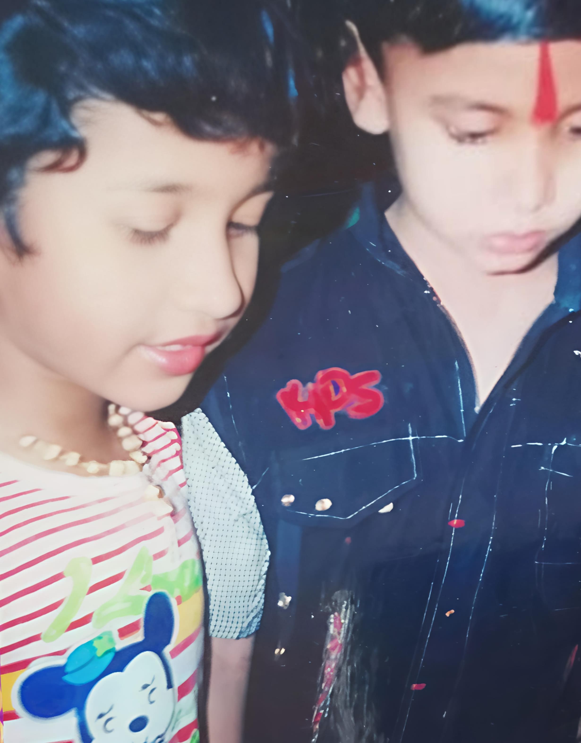 A final memory of Ayush and Anushka